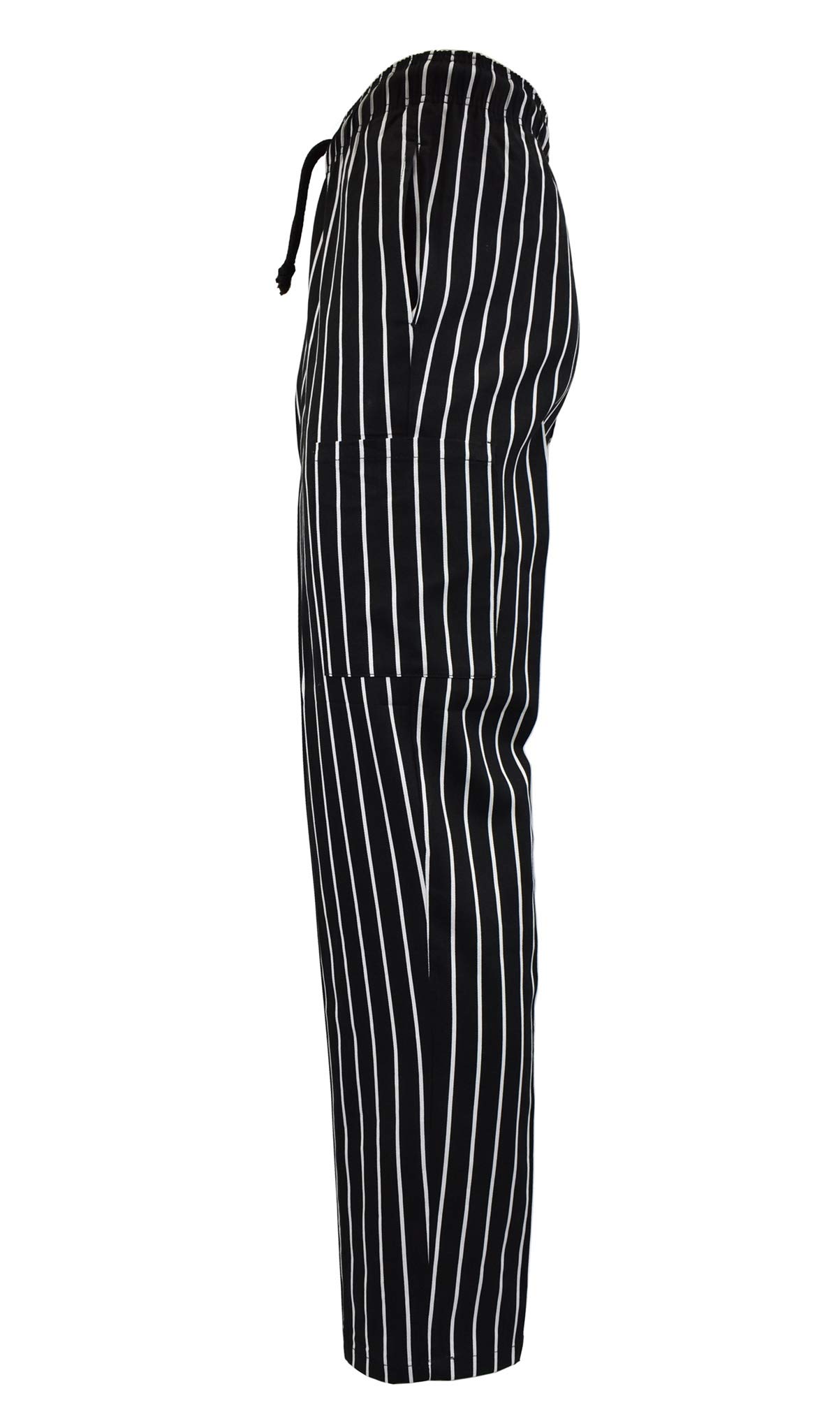 Natural Uniforms Chalkstripe Chef Cargohose, 100 % Baumwolle, Multipack erhältlich