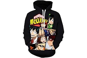 Mbeliever NO Hero Academia Todoroki & Izuku Hoodie: Showcase Your Anime Spirit