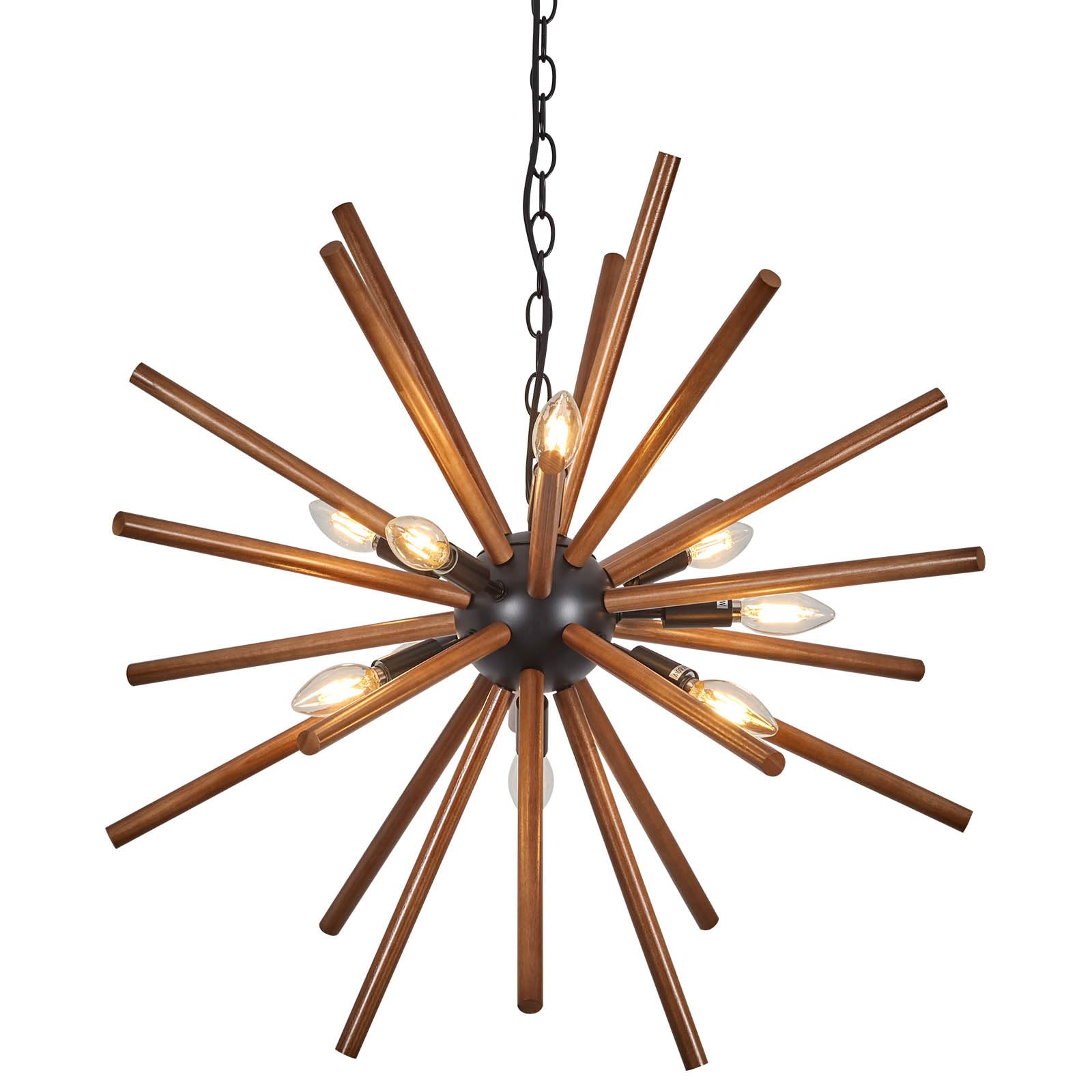 SHENGQINGTOP 9-Light Sputnik Chandeliers 26