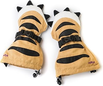 Veyo Kids - Mittyz - Waterproof Kids Mittens | No Thumb Holes Best Baby & Toddler Gloves