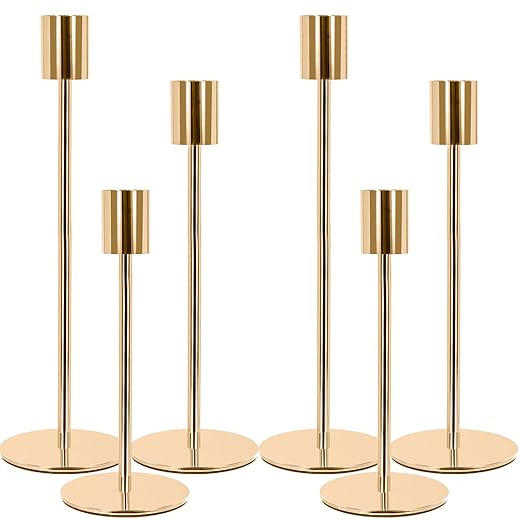 Candlestick 6 Set – Gold
