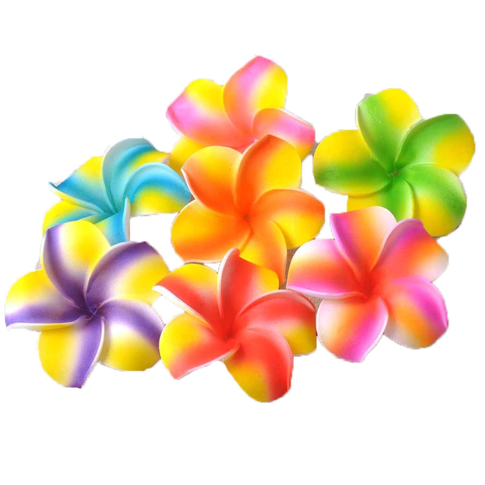 Kwiaty sztuczne, 35 szt. Plumeria hawajska pianka Frangipani sztuczny kwiat do
