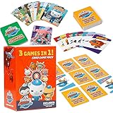 Mighty Mojo Octonauts Kids Classic Card Games - Memory Game, Go Fish & Old Maid Fun Family Game for Boys and Girls Party Toys Night – Three Total Easter Basket Stuffer