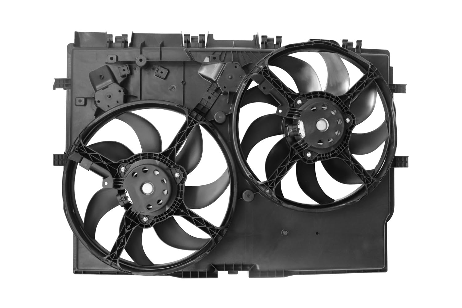 HELLA 8EW 366 420-171 Lüfter, Motorkühlung - 12V - 250W - elektrisch - Ø: 390mm - mit Kühlerlüfterrahmen (Zarge)-ohne Widerstand