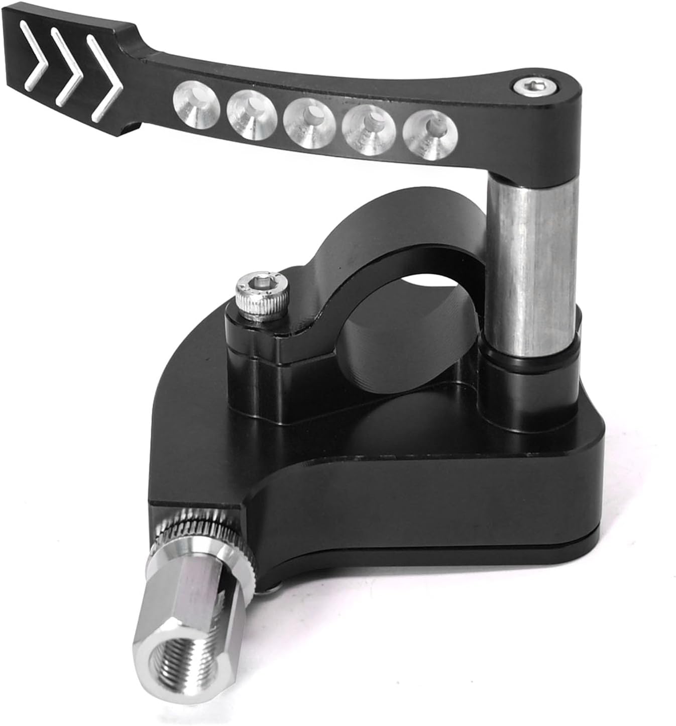 7/8" 22mm Universal Billet Throttle Thumb Assembly, ATV Throttle Lever Thumb Controller, Replacement for Yamaha Suzuki Polaris Can-Am Kawasaki Honda Arctic Cat KYMCO Dirt Bike ATV Quad, Black