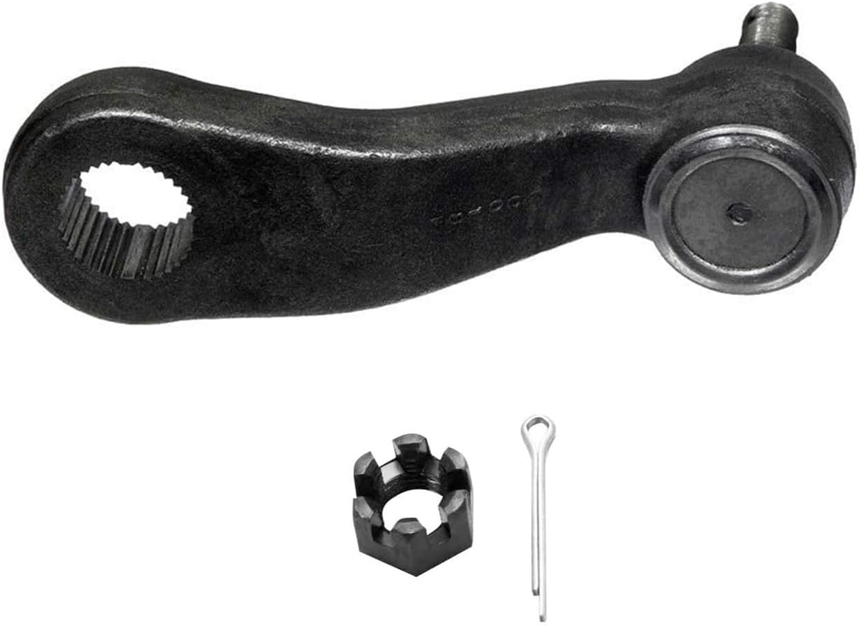 Detroit Axle - Front Pitman Arm for Chevrolet GMC Silverado Sierra Express Savana Yukon XL 2500 3500 Tahoe Cadillac Escalade ESV EXT Hummer H2, Steering Pitman Arm w/4 Groove Replacement