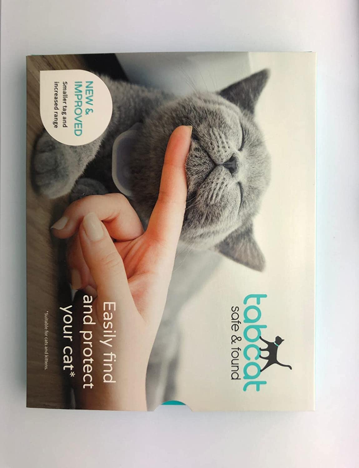 Tabcat Cat Tracker V2 - Dispositivo inalámbrico de seguimiento de collar de mascotas para gatitos, más preciso que el GPS, color negro