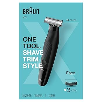 Braun シリーズXT3 メンズ剃刀 4Dブレード Amazon.com: Braun Series XT3 - Beard Trimmer, Shaver