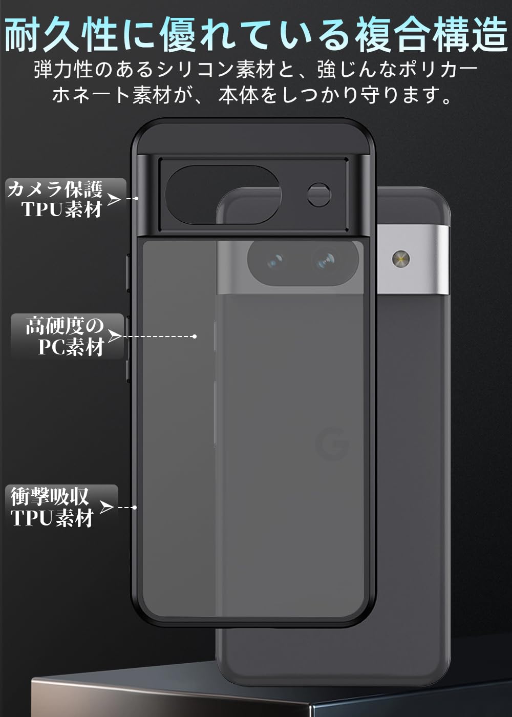 Google Pixel7a Chacoal ケース付き Amazon | ZXZone for Google Pixel 