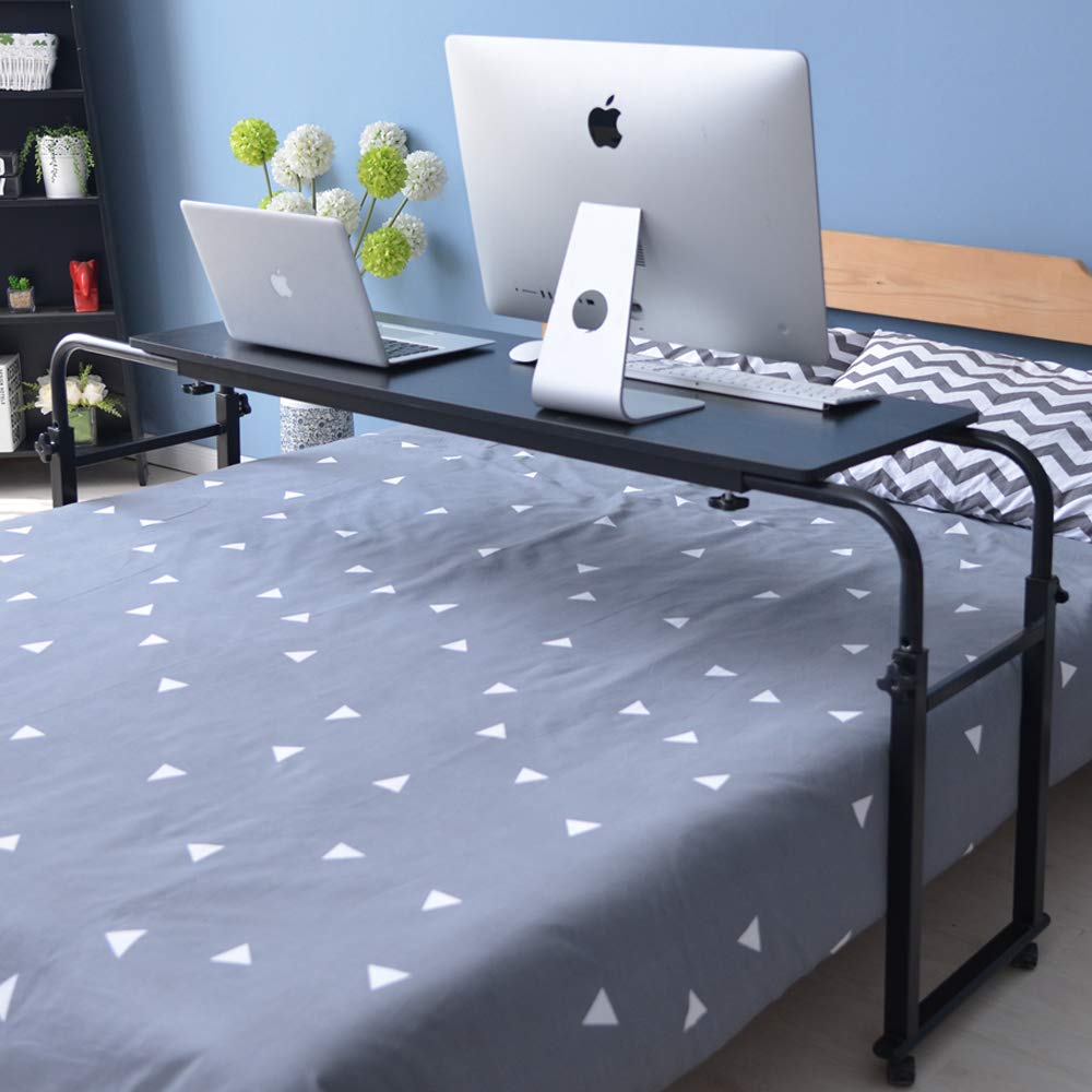 Buy Overbed Table Desk with Wheels Hospital Nursing Tables Bedside