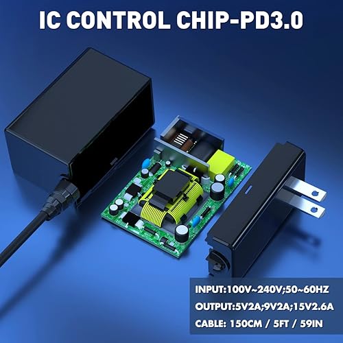 Miniatura 4 de Cargador para Nintendo Switch y Switch Lite y Switch OLED, compatible con Nintendo Switch TV Dock Mode Adaptador de fuente de alimentación CA, cable