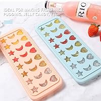 Vista 3 de Molde de silicona para cubitos de hielo de 24 cavidades, moldes de chocolate en forma de estrella, molde de jabón, moldes para hornear, molde