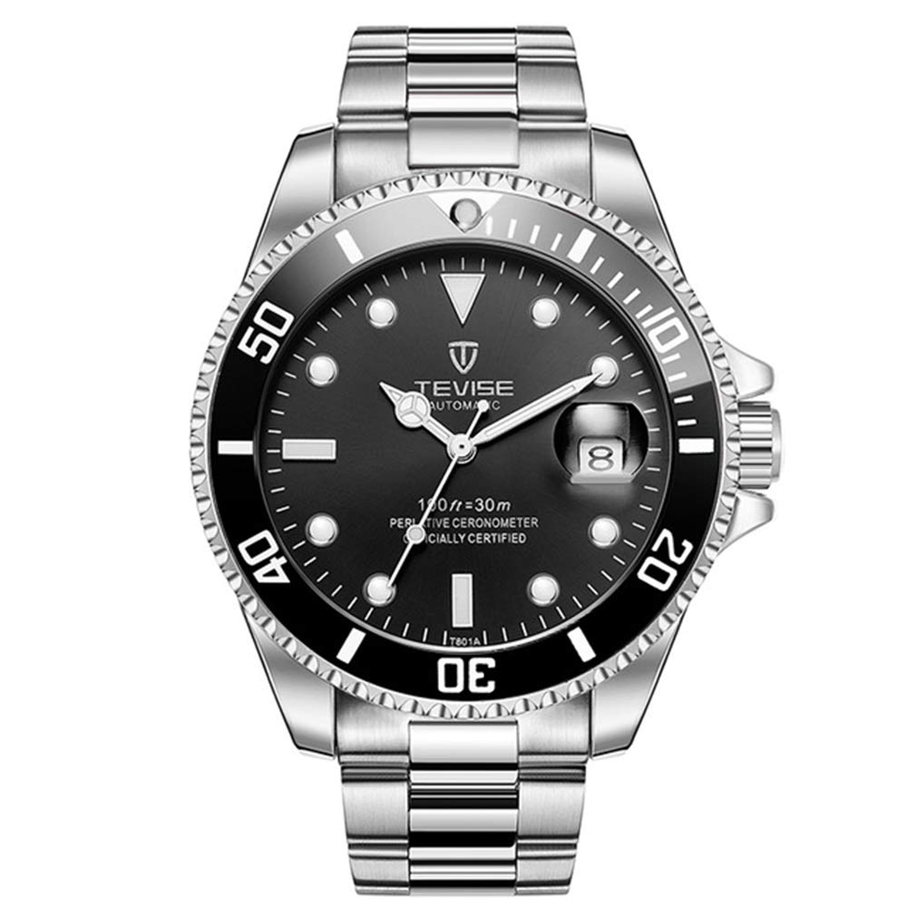 Tevise Luxury Men Buisness Automatic Watches With Auto Date