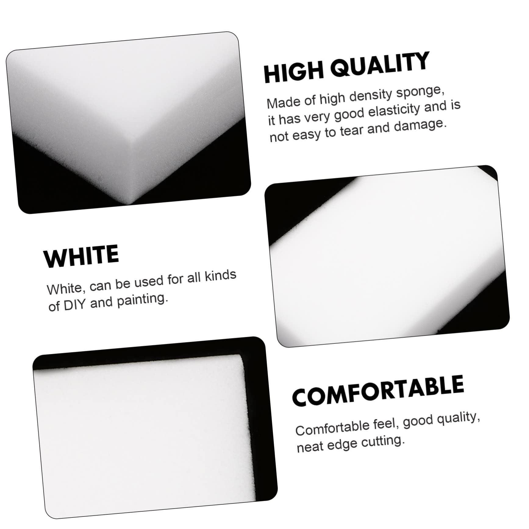 PERSELOSO 2Pcs High Density Felting Sponges for DIY Crafting Portable Manual Sponge Blocks for Felting Projects Versatile Accessories for Beginners and Professionals