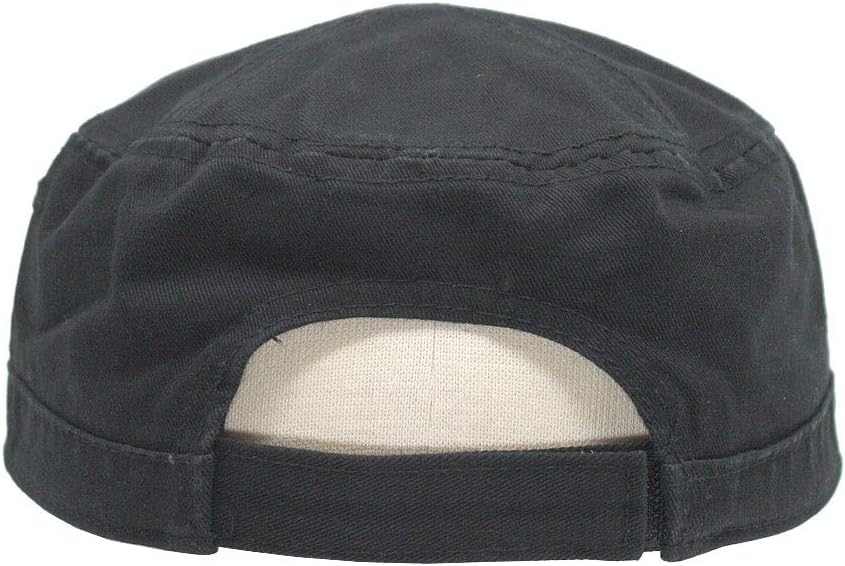 The Vintage Year Washed Cadet Cotton Twill Adjustable Military Radar Caps - Image 4