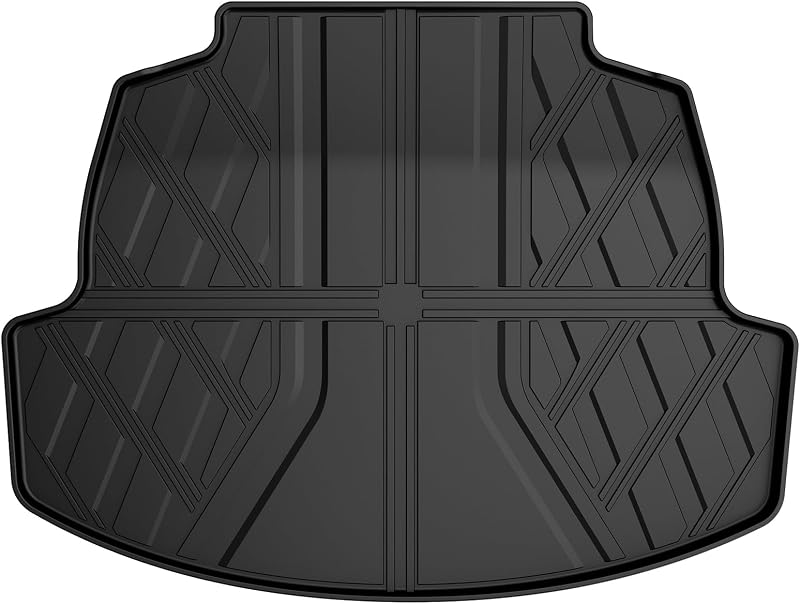 Tapete de porta-malas em TPE sob medida para Toyota Corolla Sedan e Corolla Hybrid 2020–2026 AOMSAZTO