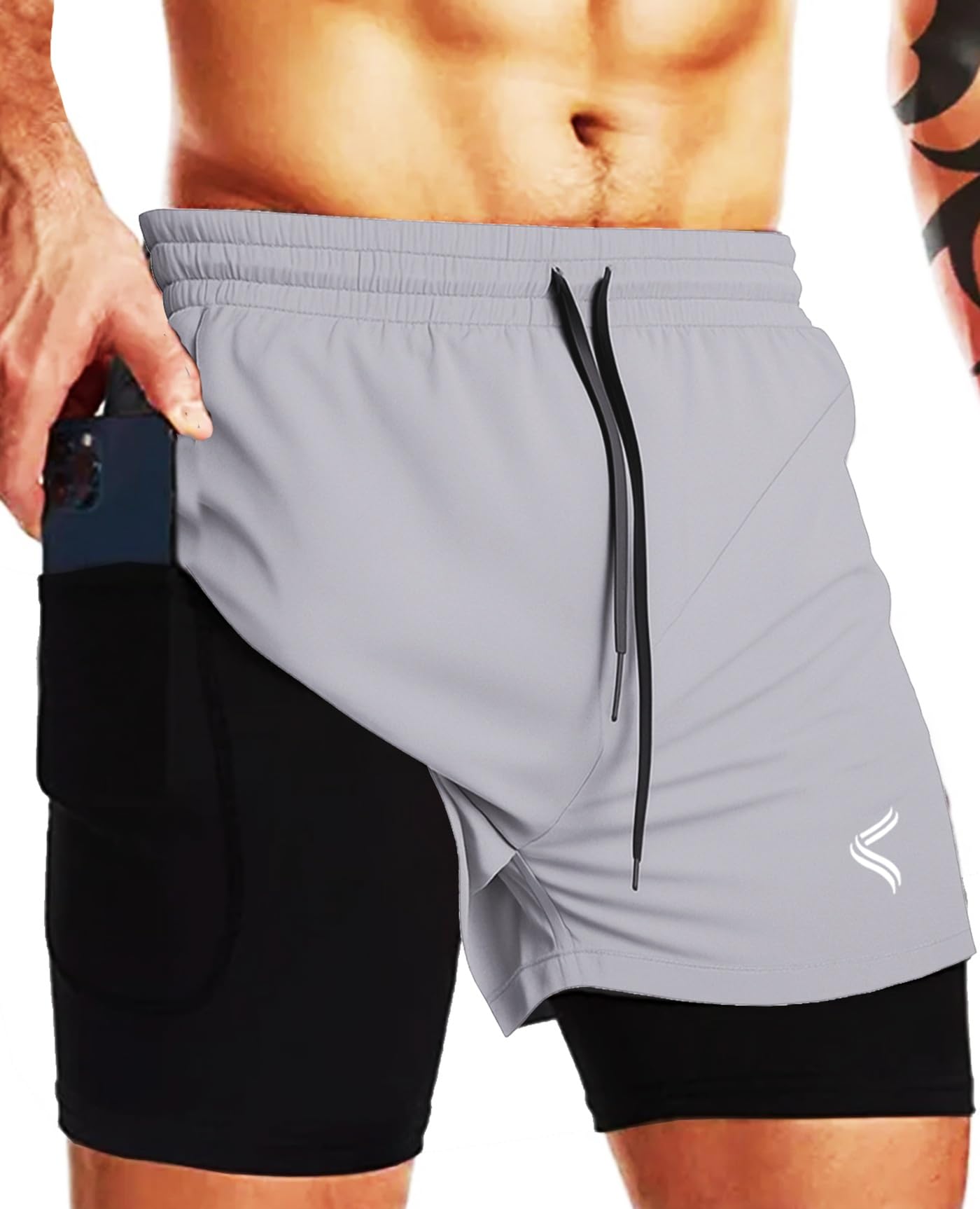 fancy agents Gym Shorts for Men Workout, Training, Running, Fitness with Pockets | Stretchable Quick Dry Sports Shorts for Men | Activewear Shorts for Bodybuilding, Weightlifting, Activities-picture-16