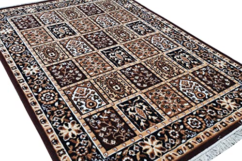 Image of Home Decore Acrylic Carpet for Your Living Room & Drawing Room Aywhere in Your Home (90x150 Coffee Colour)- 3x5 Feet