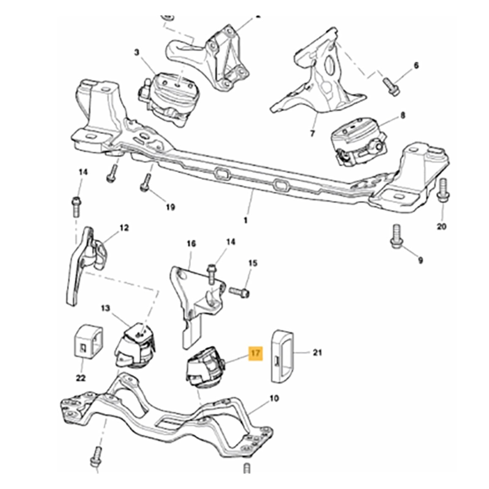 Amazon.com: KoehLy Electrical Sensor Support Rubber Engine 