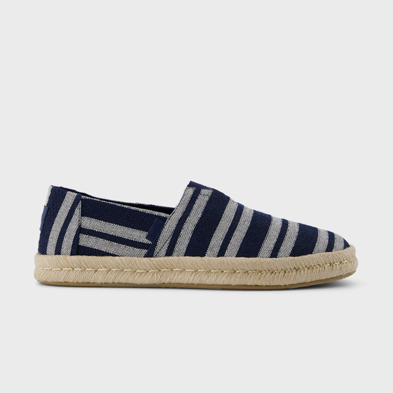 Toms Men Alpargata Rope 2.0 Navy Beach Stripe 9 Medium - Image 3