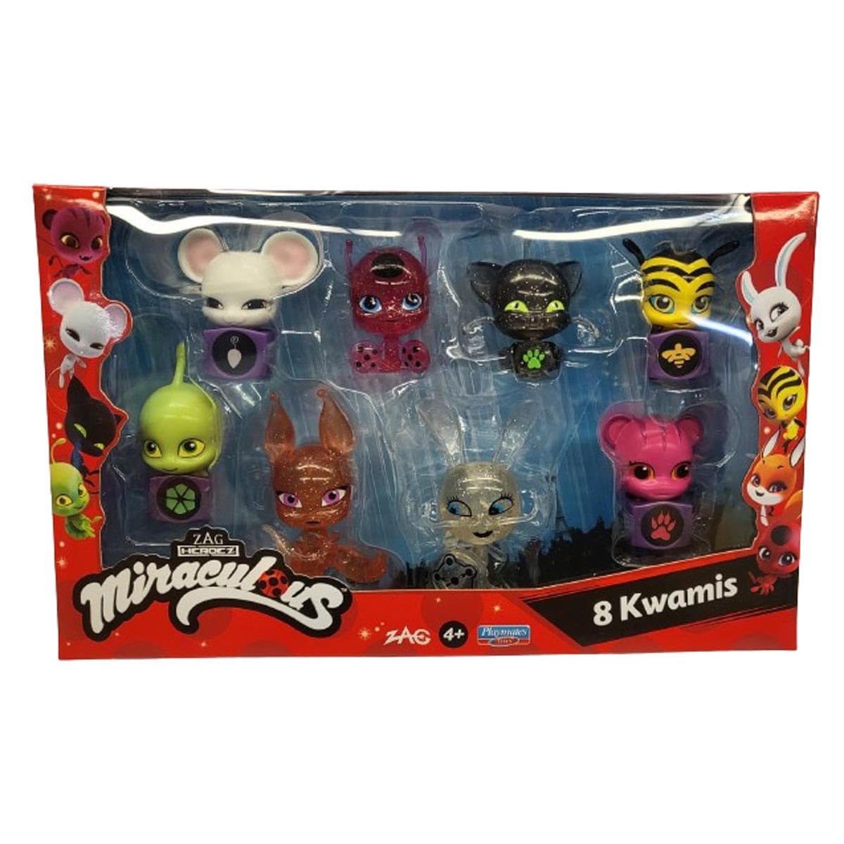 Miraculous Ladybug & Cat Noir Kwami Figuras de Caja de 8 CV