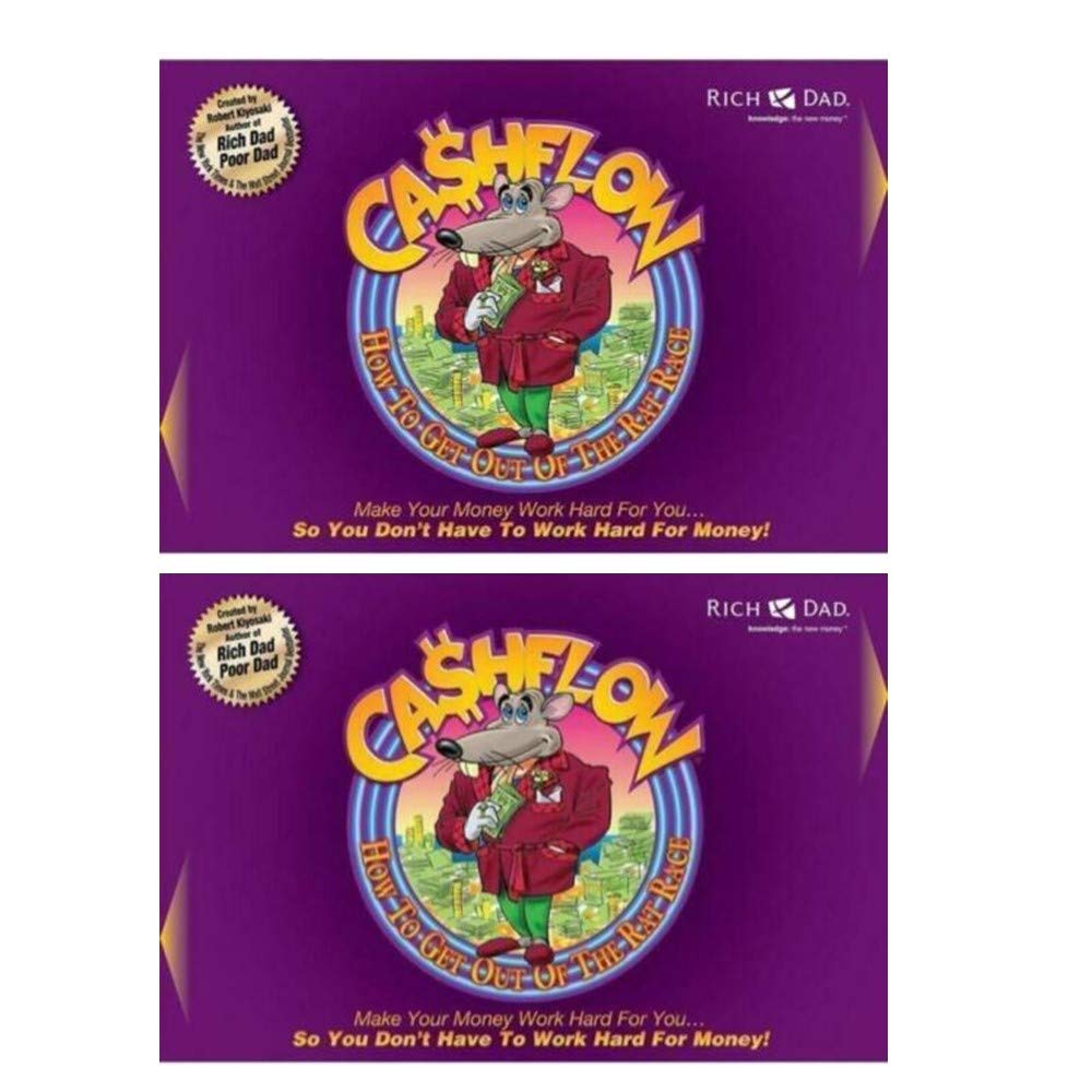 Amazon.com: 2 Box Cashflow 101 Rich Dad Board Game Robert Kiyosaki Finance  Strategy Investing Education Cash Flow Family Toys Rat Race : Toys & Games