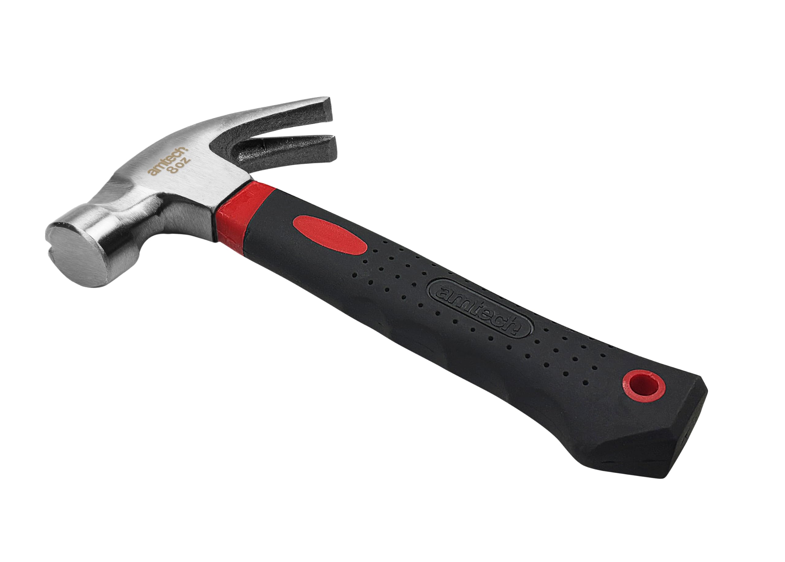 Amtech Black & Red – Claw Hammer For Nail Driving, Removal And General Carpentry Tasks (8Oz (225G))