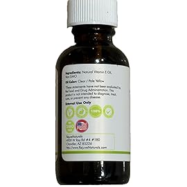 Vitamin E Oil - 100% Pure & Natural, 42,900 IU. Repair Dry, Damaged Skin from Surgery & Acne, Age Spots & Wrinkles. Boost Collagen for Moisturized, Youthful-looking Skin. d-alpha tocopherol