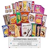 Eastanbul International Snack Box, Premium 25 Full-Size Foreign Snack Box, From Around The World International, Sweet, Savory, Chewy, Crunchy