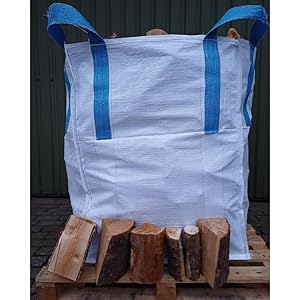 Brennholz-Mix aus Birke und Erle | 3 Big Bags von 1,0 SRM | Kaminholz