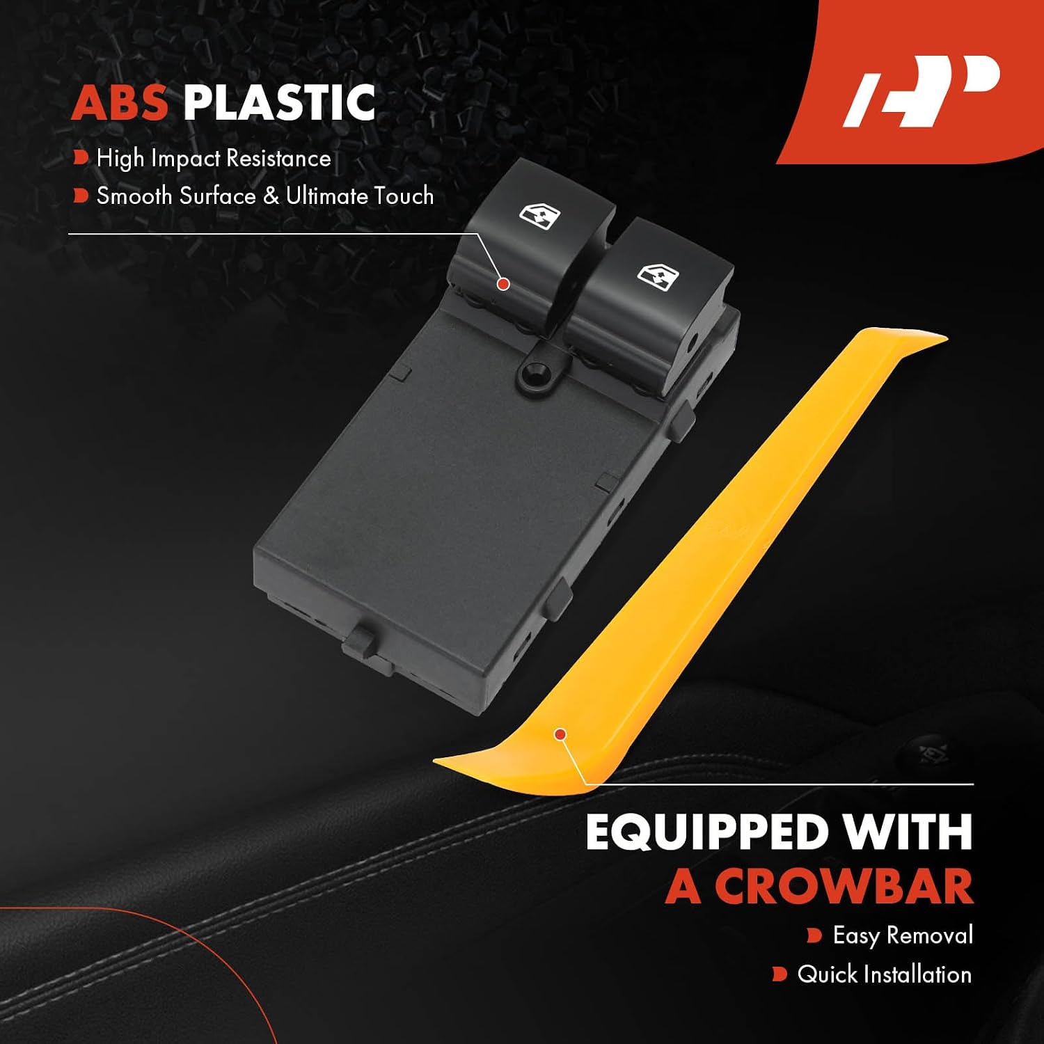 A-Premium Master Power Window Switch Compatible with Chevrolet Camaro 2012 2013 2014 2015 Coupe, Front Left Driver Side