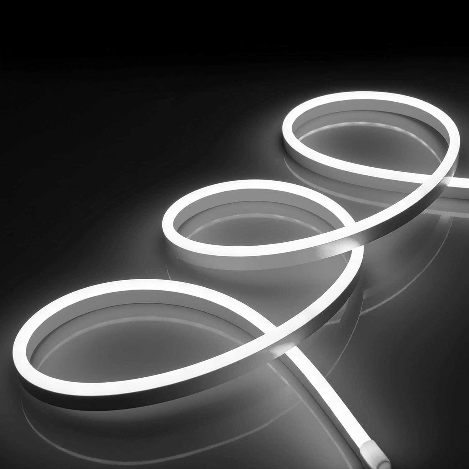 upHere Neon USB White LED Strip Light 4.92ft/1.5m 5V DC