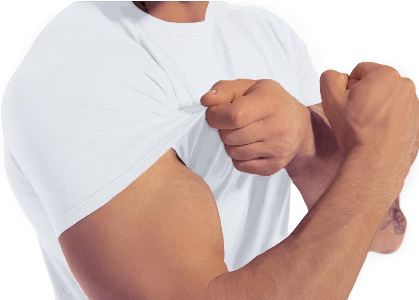 Men's 3pack Dry Fit Workout Gym Short Sleeve T Shirt Moisture Wicking Active Athletic Performance Running Shirts - Image 5