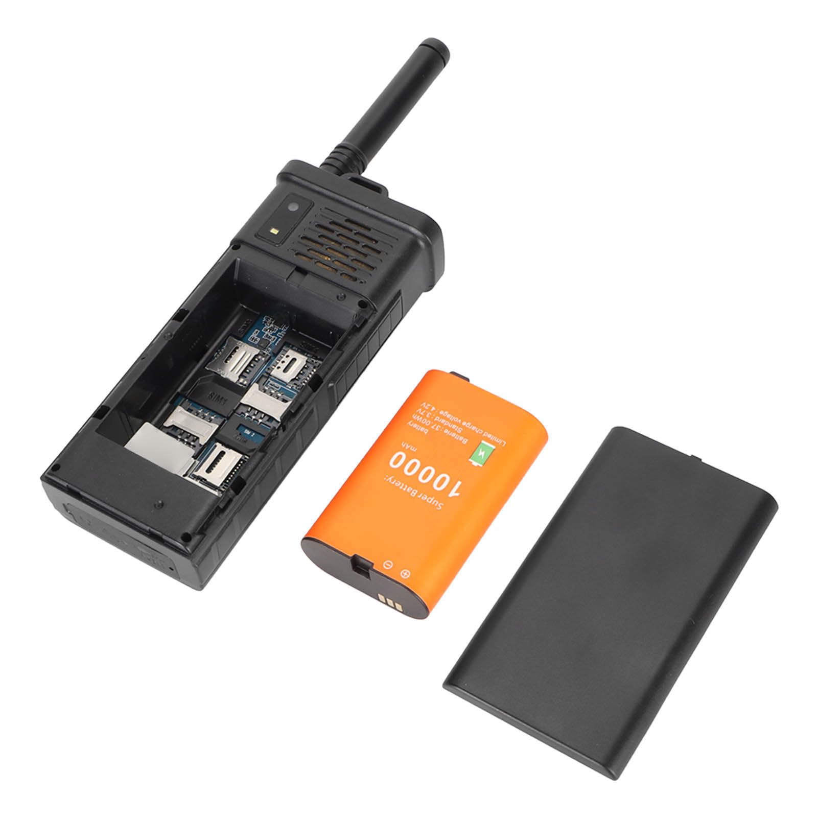 Telefon Komórkowy dla Seniorów, Telefon Komórkowy na 4 Karty SIM Funkcja Latarki Zdejmowany Pręt Anteny do Użytku na Zewnątrz (Zielony)