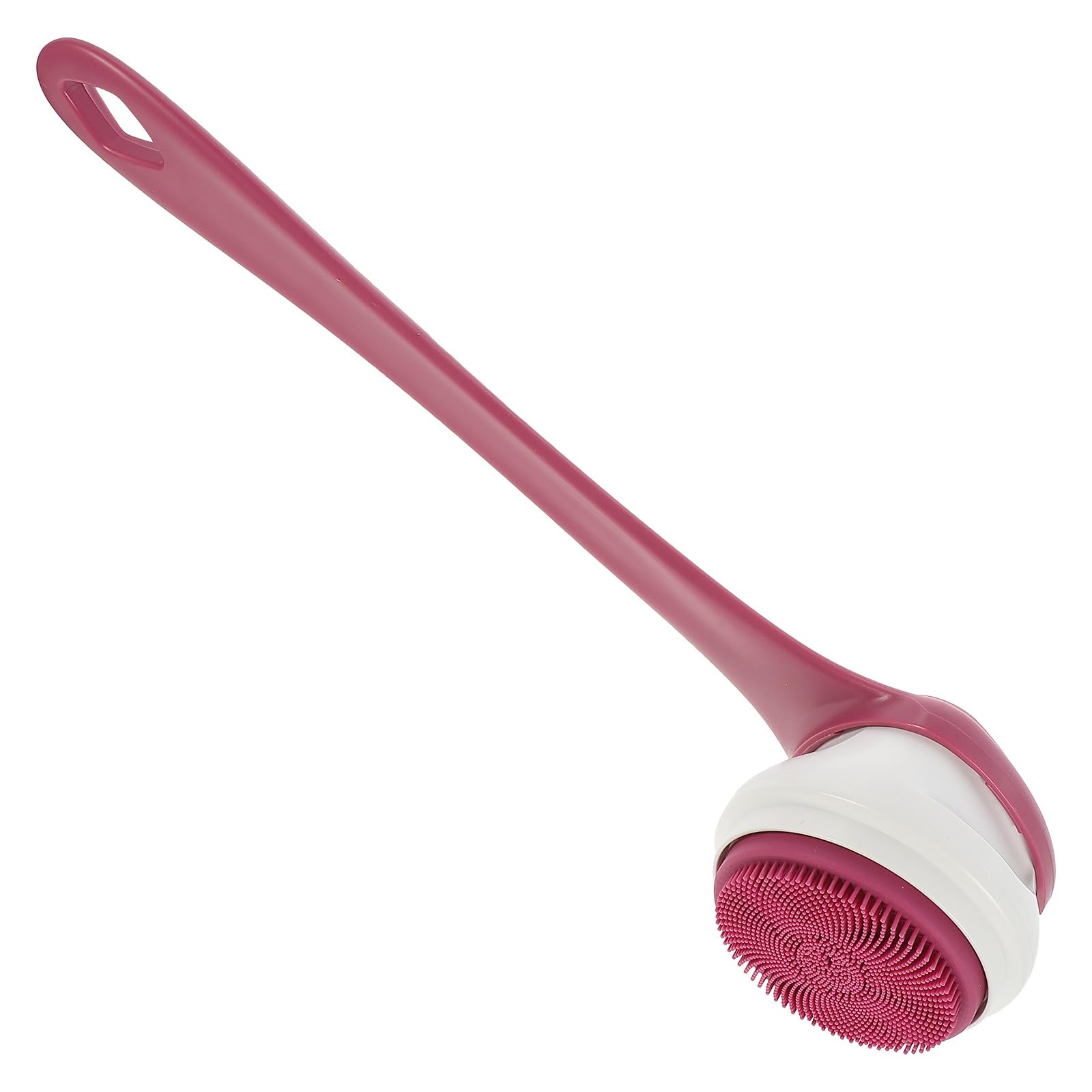 KICHOUSE Cepillo Corporal Depurador Corporal Exfoliante Portátil Ip67 Eléctrico Recargable Mango Largo de Silicona y Abs 3 Niveles de Ajuste para Ducha