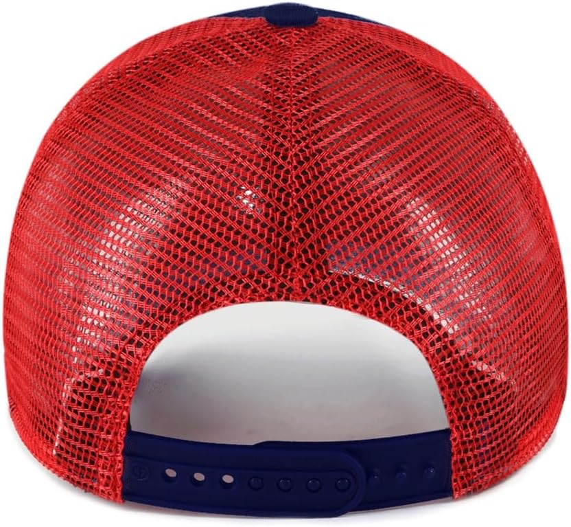 47 Brand MLB Kids Youth Wordmark Team Logo MVP Bonus Mesh Trucker Adjustable Snapback Baseball Cap One Size Fits All