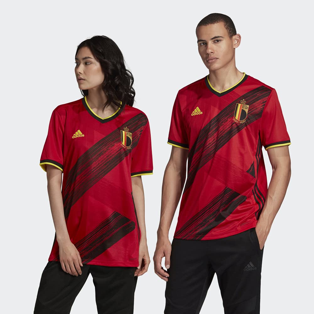 adidas Belgium Euro 2020 Home Jersey (Large) Red