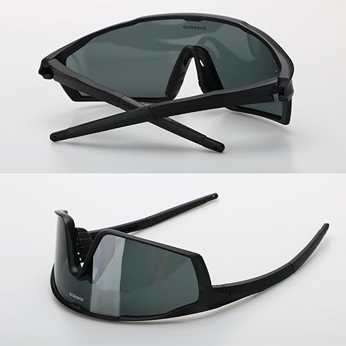 Miniatura 7 de JOGVELO Lentes de sol de béisbol juveniles, lentes de sol polarizados deportivos para niños y adolescentes, protección UV400 (edad 6-12 años)