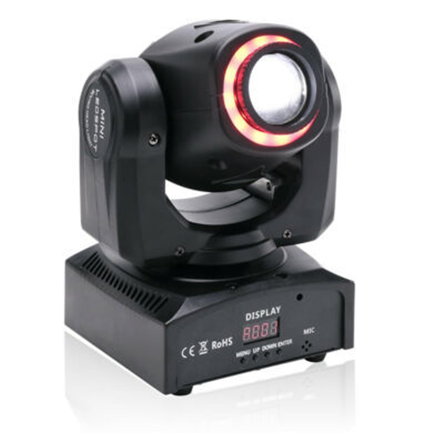 Attrezzatura per luci a Testa Mobile per DJ, Luce da palco a LED DMX con Controller DMX-512, semovente, Controllo vocale, luci da Discoteca per Interni per Feste, Matrimoni, Bar, spettacoli dal Vivo