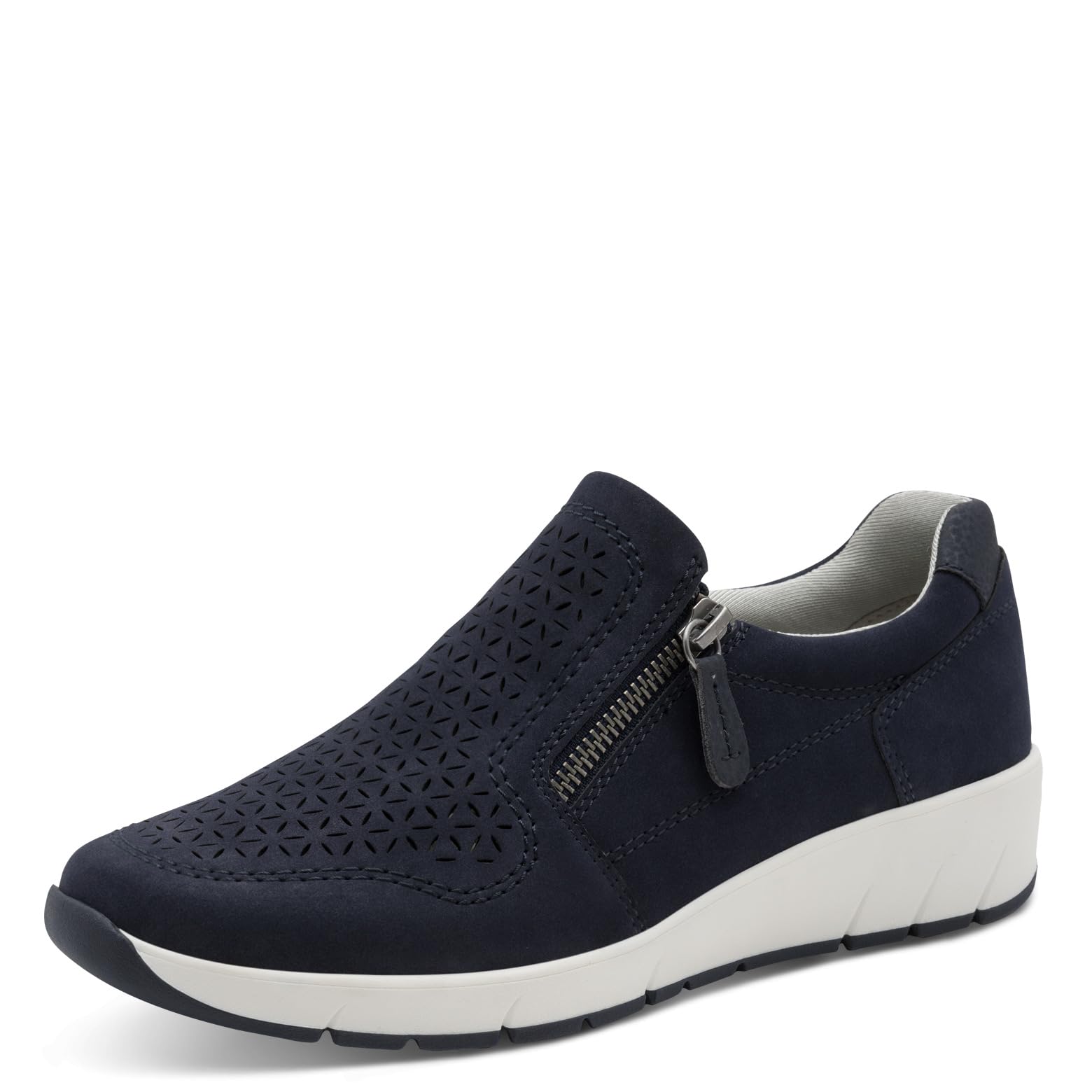 Jana Women's Slip On Vegan 8-24765-46 Trainers, Navy, 38 EU