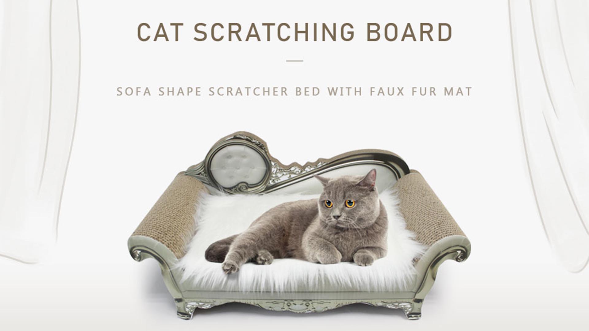 cardboard couch cat scratcher