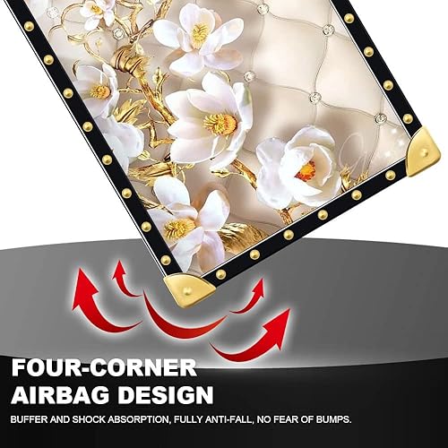 Miniatura 7 de Funda compatible con iPhone 11, TPU suave de lujo y parte trasera de policarbonato duro para niñas y mujeres, funda protectora a prueba de golpes