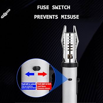 Amazon.co.jp: ジェットライター,炎ロック機能付き7.8インチガス