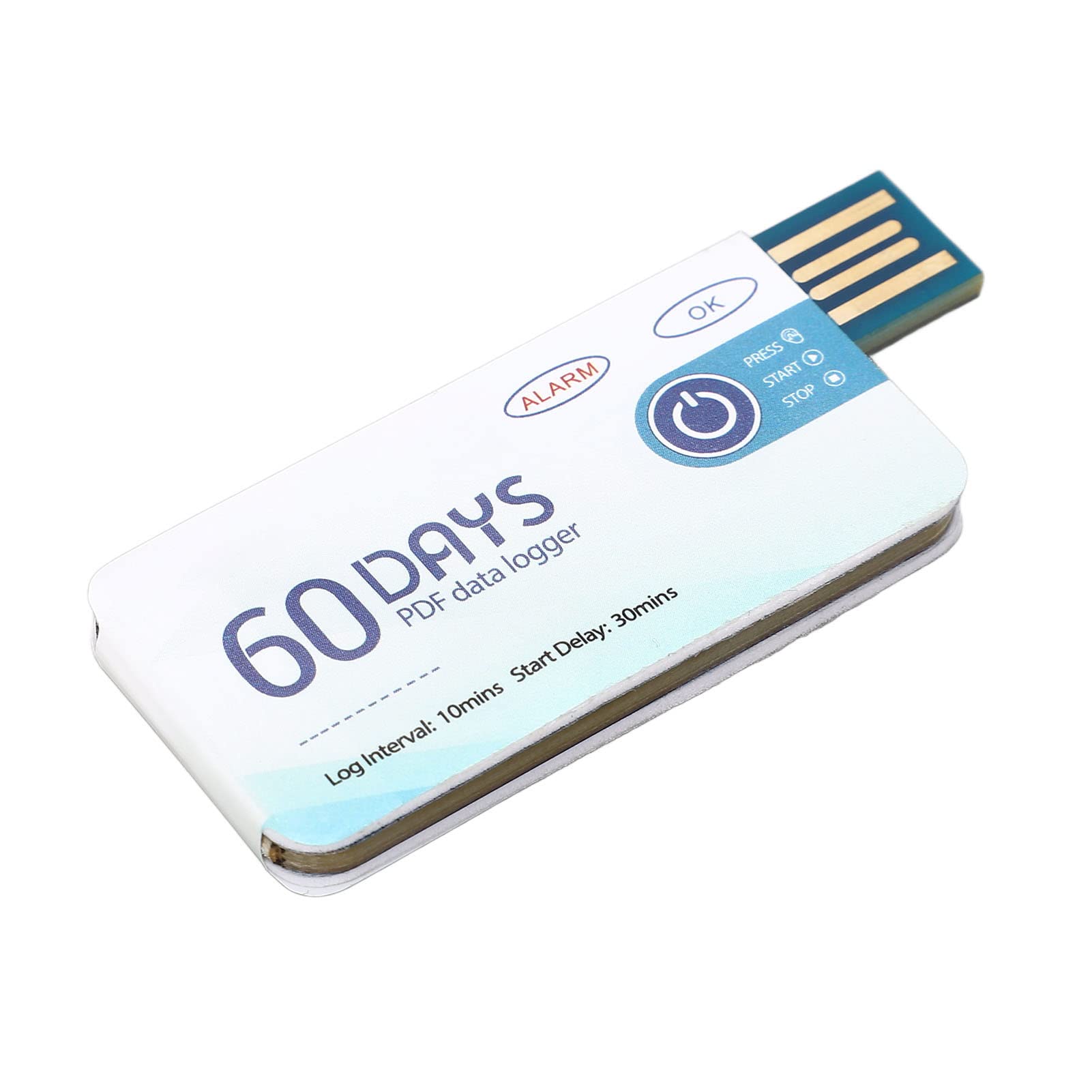 Small Size USB Temperature Recorder for Monitoring Food Chemical Products