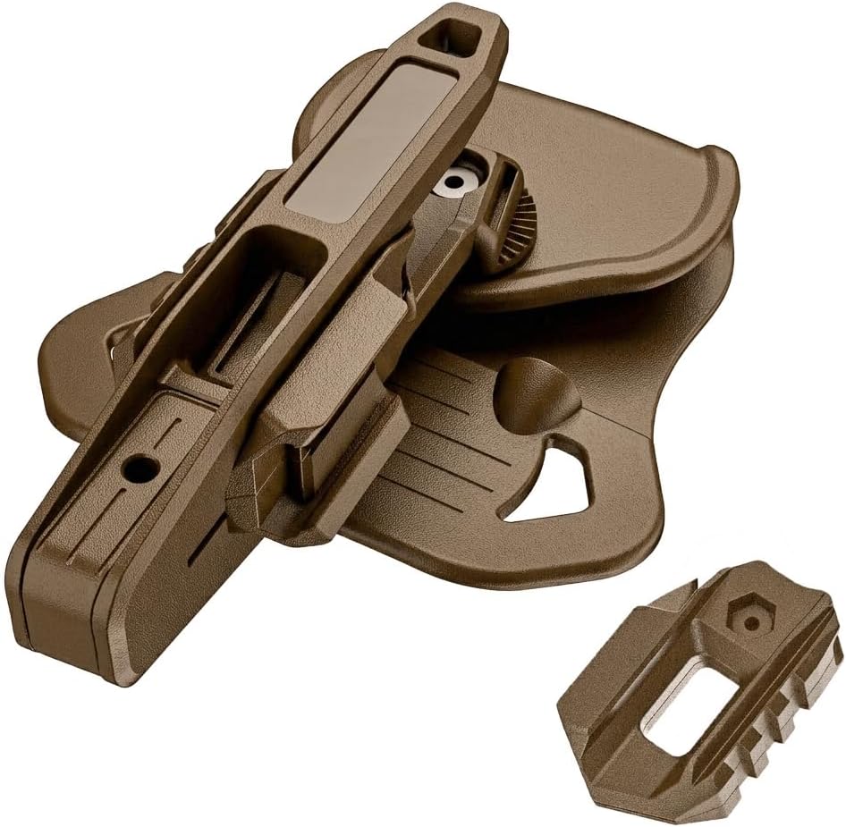 Gun Holster for Glock SIG P320 M18 M17 G17 Outside Waistband Adjustable Cant Holster, Open Carry Gun Holster, Fast Release - Suitable for Both Left and Right Hands