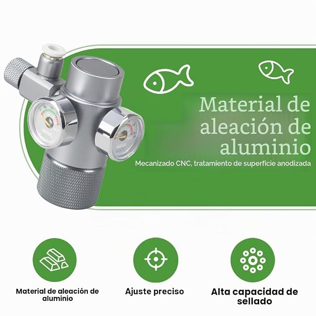 Foto 3 de 7 de DONGKER Regulador de CO2 para acuario
