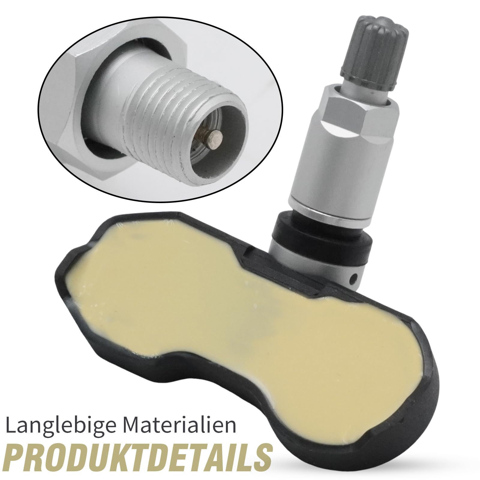 7PP907275F 4PCS TPMS sensores de presión de neumáticos, repuesto para Porsche 991.1 MK1 2016, repuesto para Phaeton a partir de 2008, repuesto para Porsche 981 Cayman Boxster