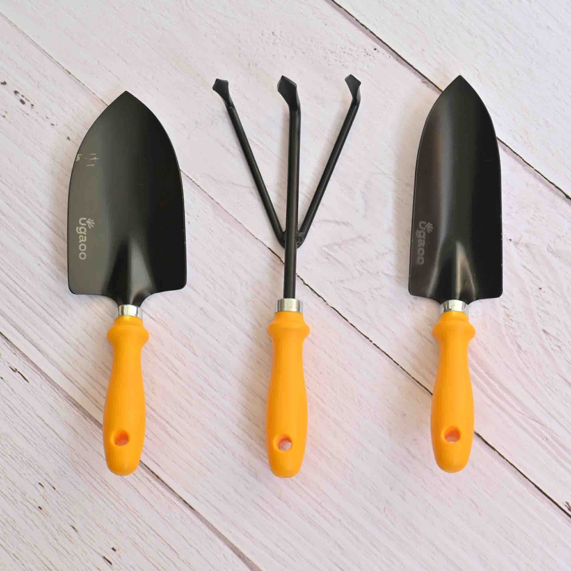 UGAOO Durable Gardening Hand Tool Kit for Gardening- 3 Pcs (Cultivator, Trowel, Transplanter) (B0BV3795H6) Amazon Price History, Amazon Price Tracker