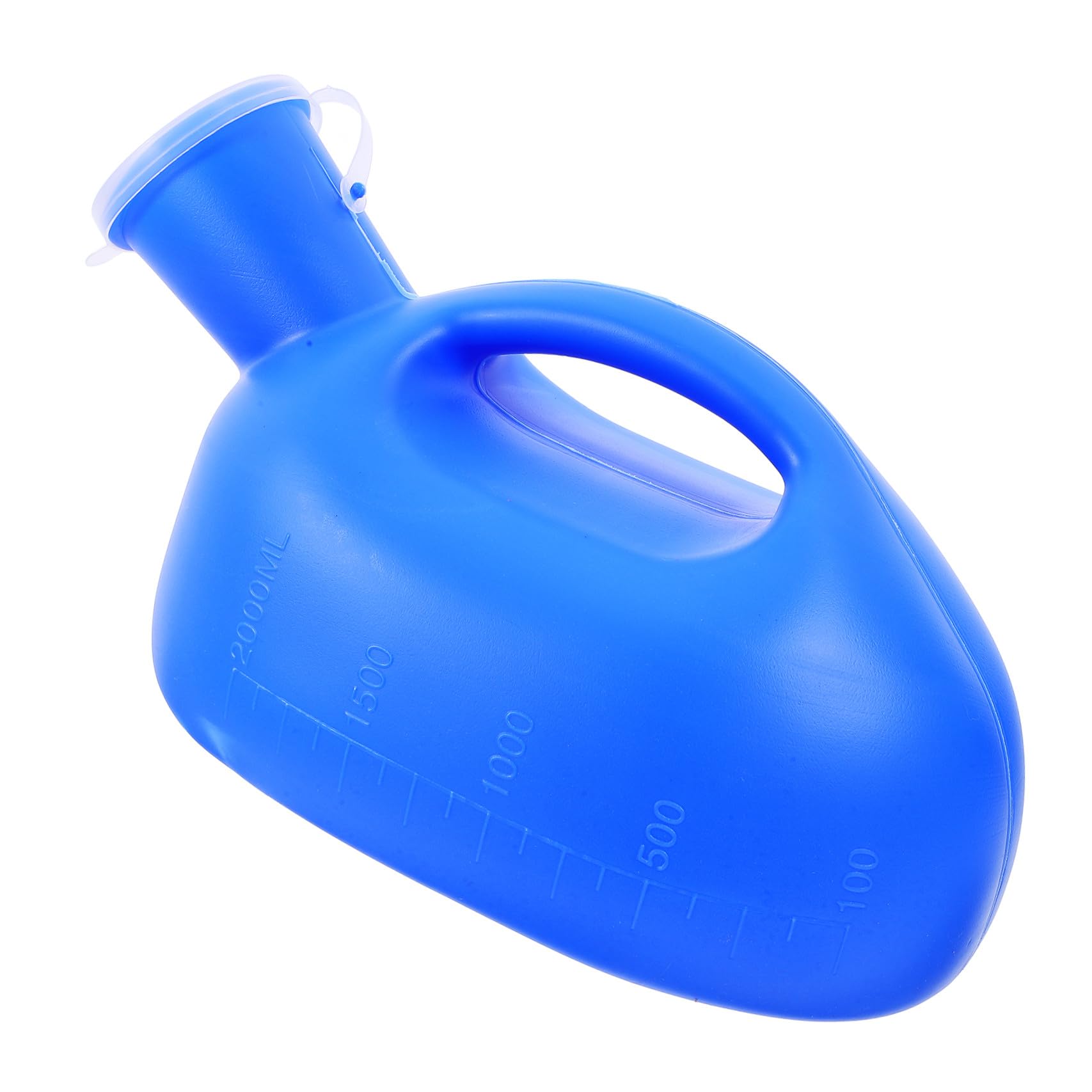 Botella urinaria de plástico de 2000 ml para hombre apta para emergencias 8