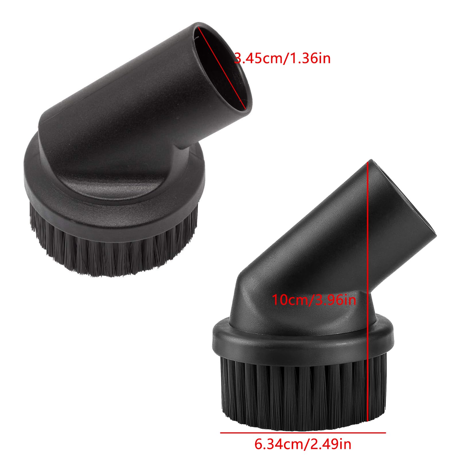 Lot De 2 Brosses à Poussière Premium 35 Mm Pour Aspirateur - Neuf - 90 G